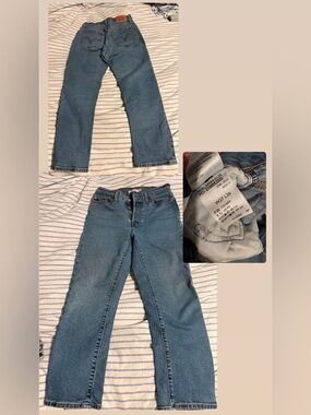 Levi's Wedgie Classic Blue Straight-Leg Women's Jeans